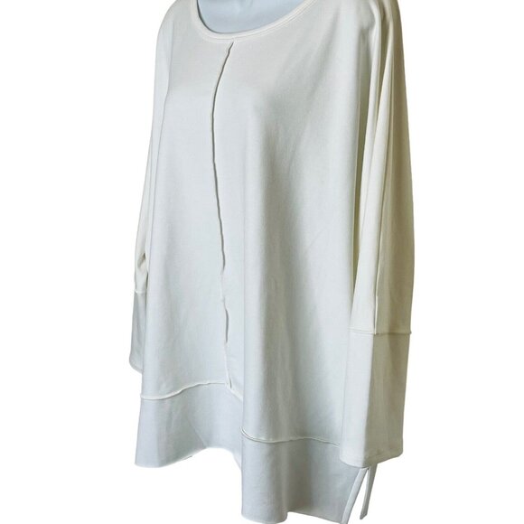 Spanx Perfect Length Top Dolman 3/4 Sleeve Ivory - Picture 2 of 14